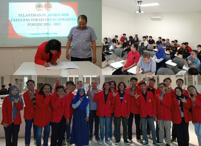 SUKSESI KEPEMIMPINAN DI BADAN EKSEKUTIF MAHASISWA (BEM)  FAKULTAS VOKASI TAHUN 2024