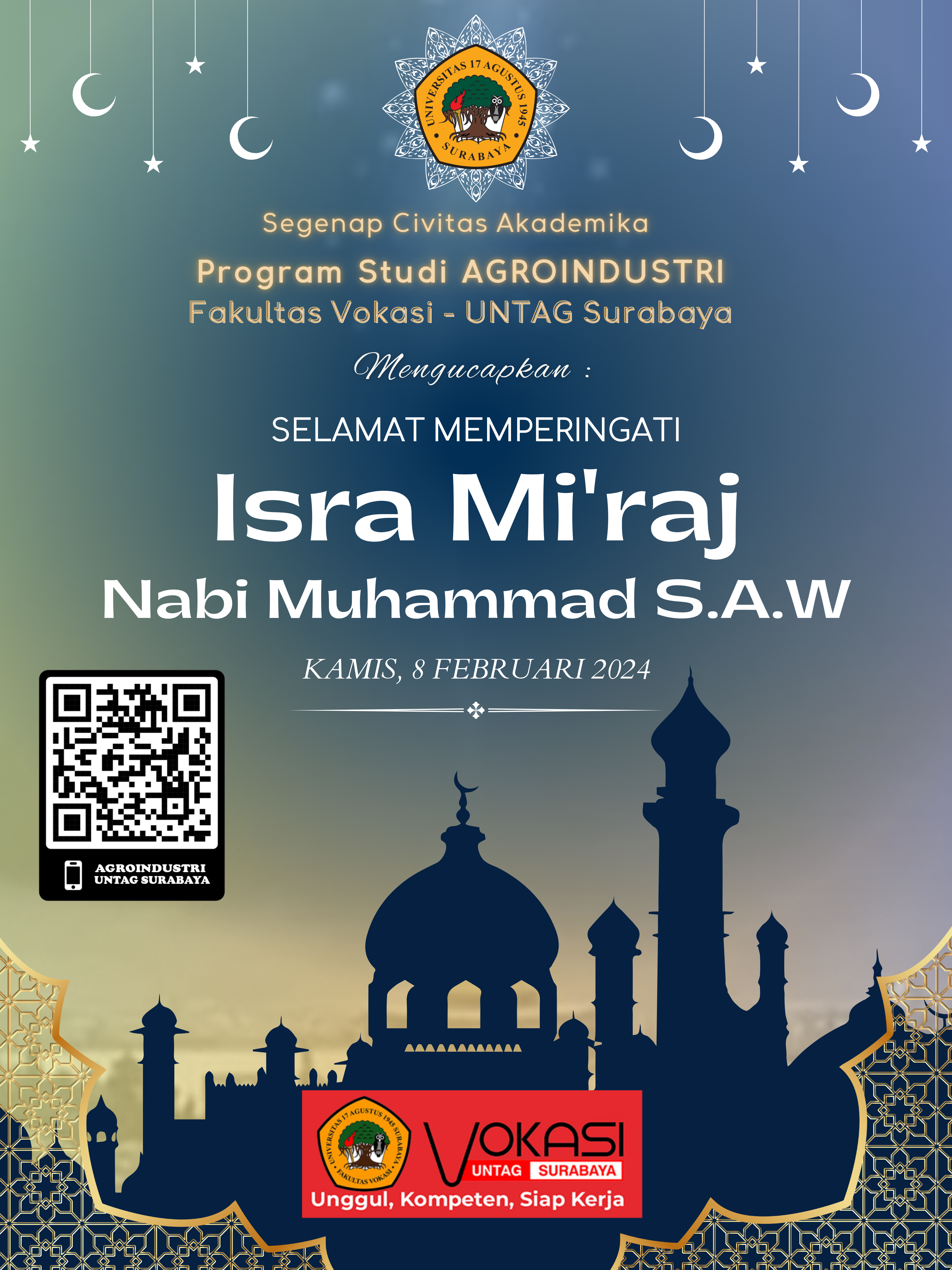 Selamat Memperingati Isra Mi'raj 1445H