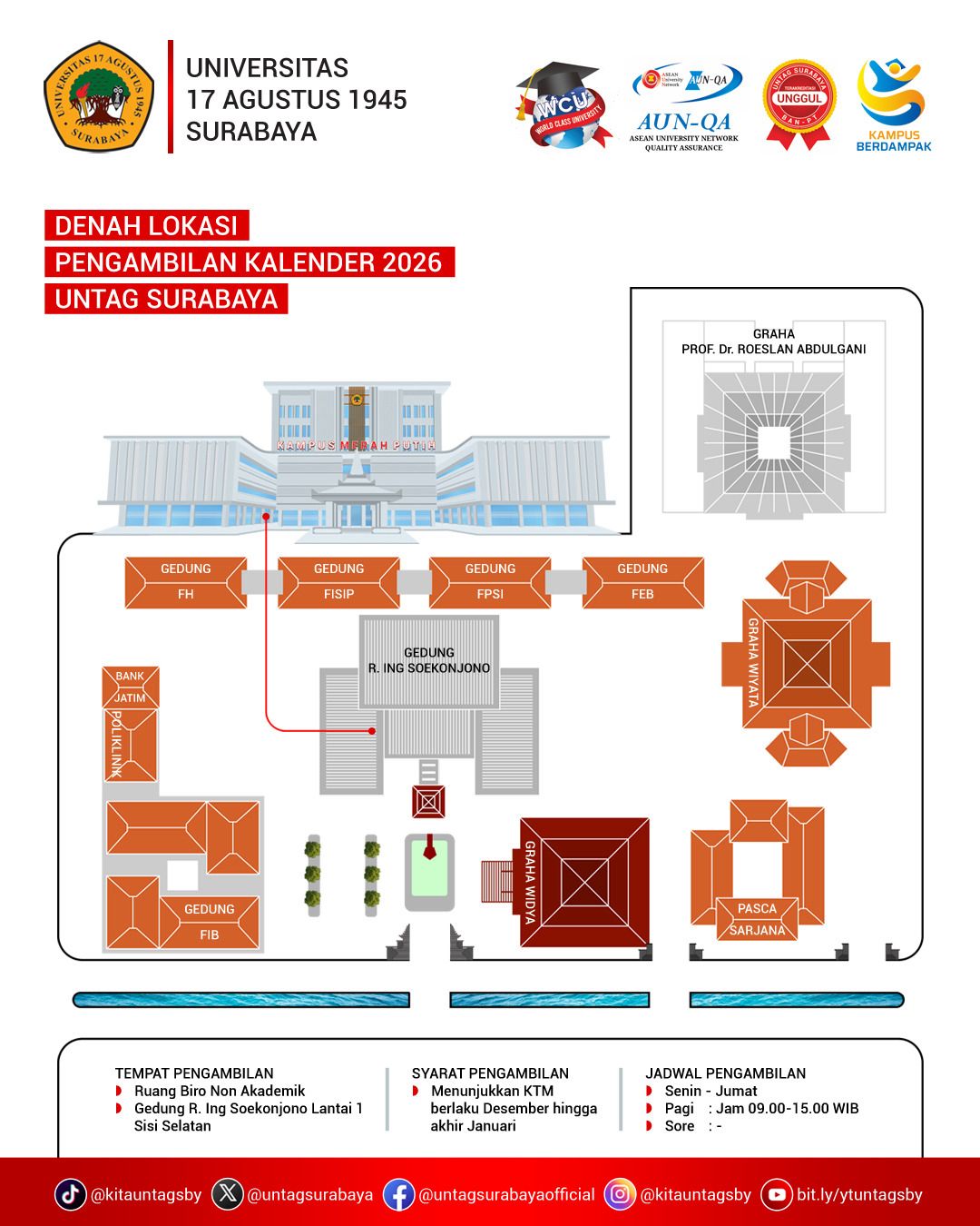 Denah Pengambilan Kalender 2026