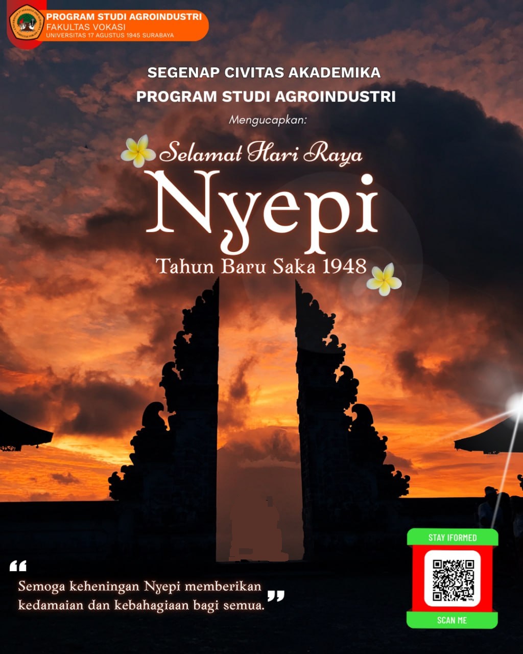 Selamat Hari Raya Nyepi