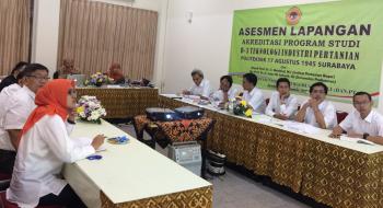 BAN-PT Melakukan Visitasi Akreditasi Prodi TIP Politeknik 17 Agustus 1945 Surabaya