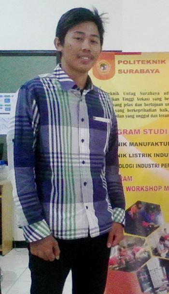 Miftahul Huda Raih IPK 3,68 dan Menjadi Lulusan Terbaik Politeknik Untag Surabaya Tahun 2017