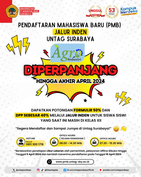 Perpanjangan Potongan Formulir & DPP Jalur Inden