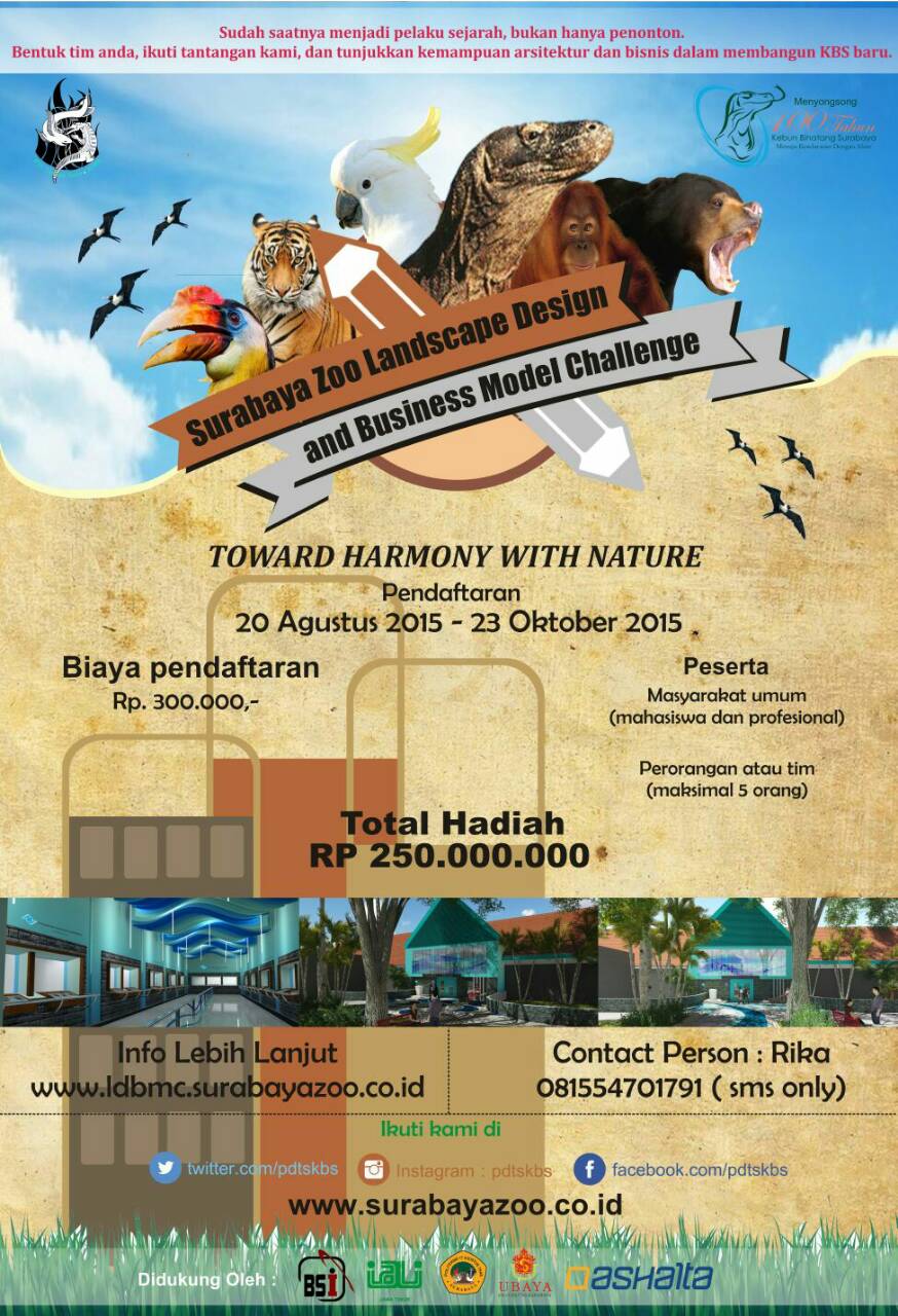 Surabaya Zoo Landscape Design and Business Model Challenge 
