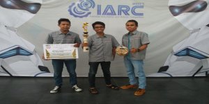 Tim Robot Politeknik Untag Surabaya Juara 2 Tingkat Nasional IARC Kategori Smart Robotic Car 2017