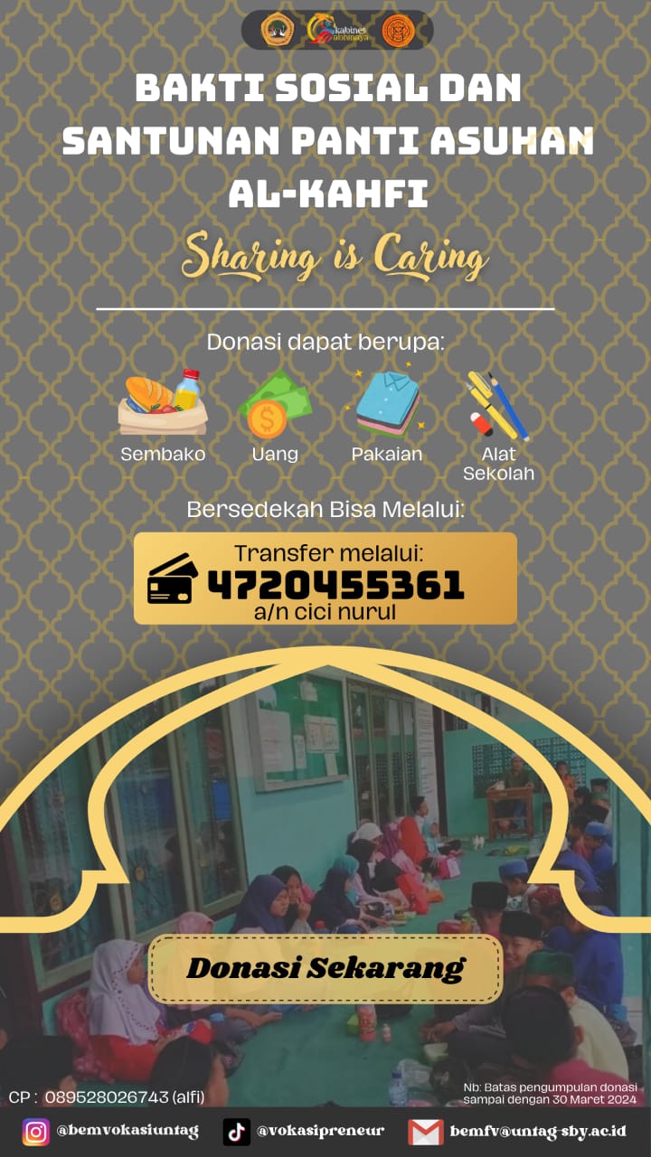 Open Donasi Bakti Sosial & Santunan Yatim Piatu