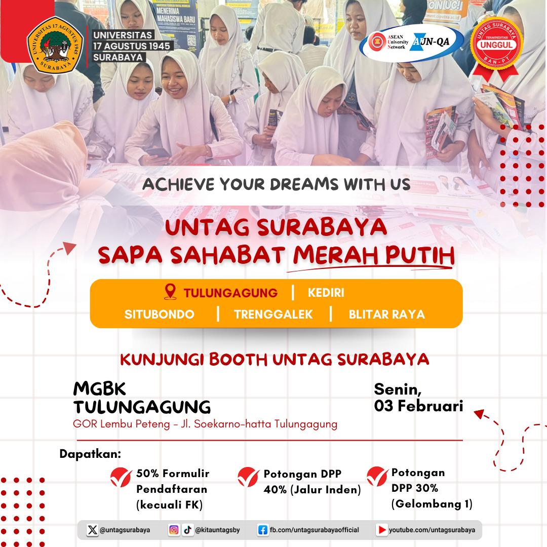 Kunjungi Booth Untag Surabaya 3 Februari 2025