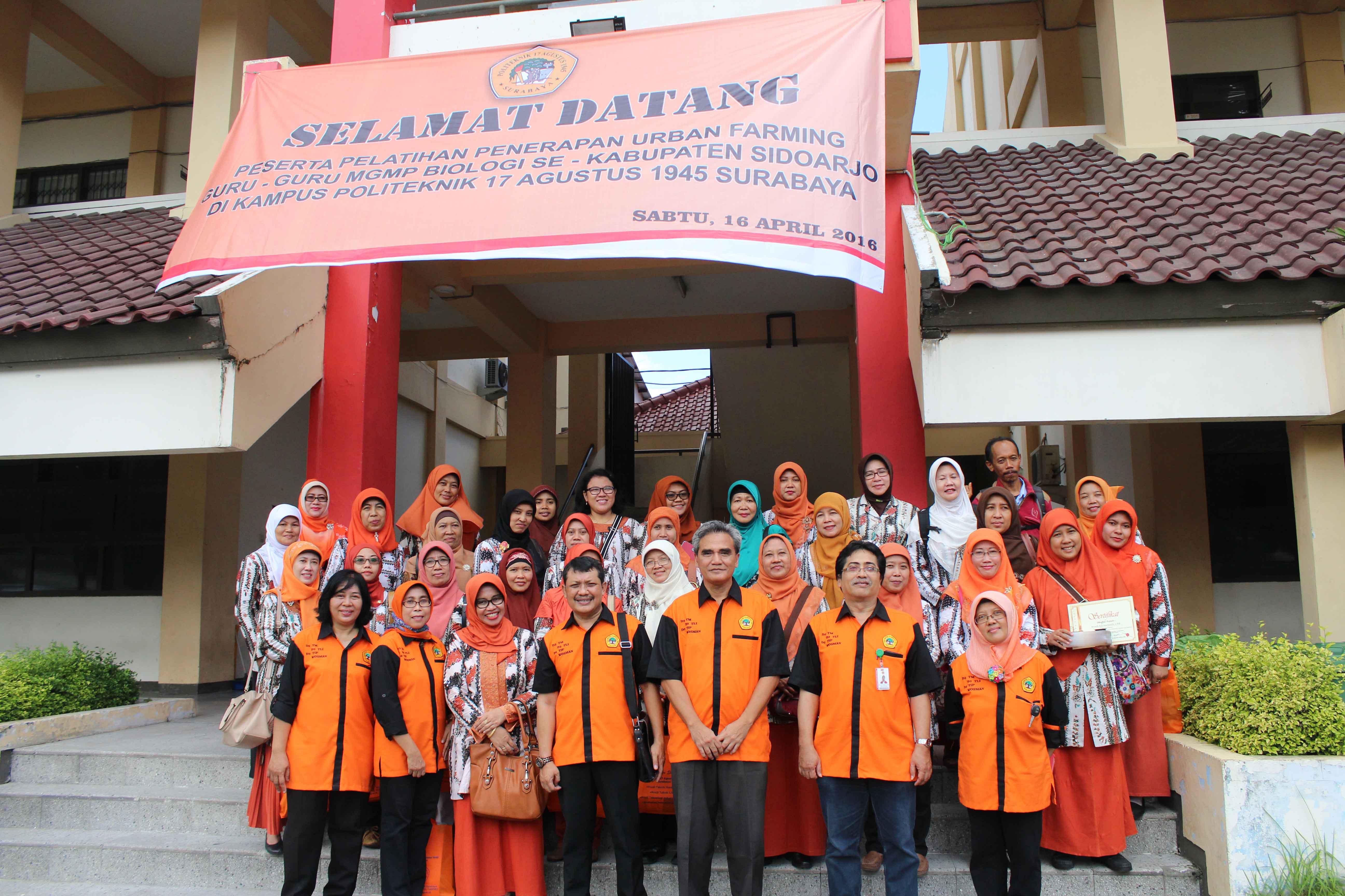 Prodi Teknologi Industri Pertanian Politeknik 17 Agustus 1945 Surabaya Kembali Selenggarakan Pelatih