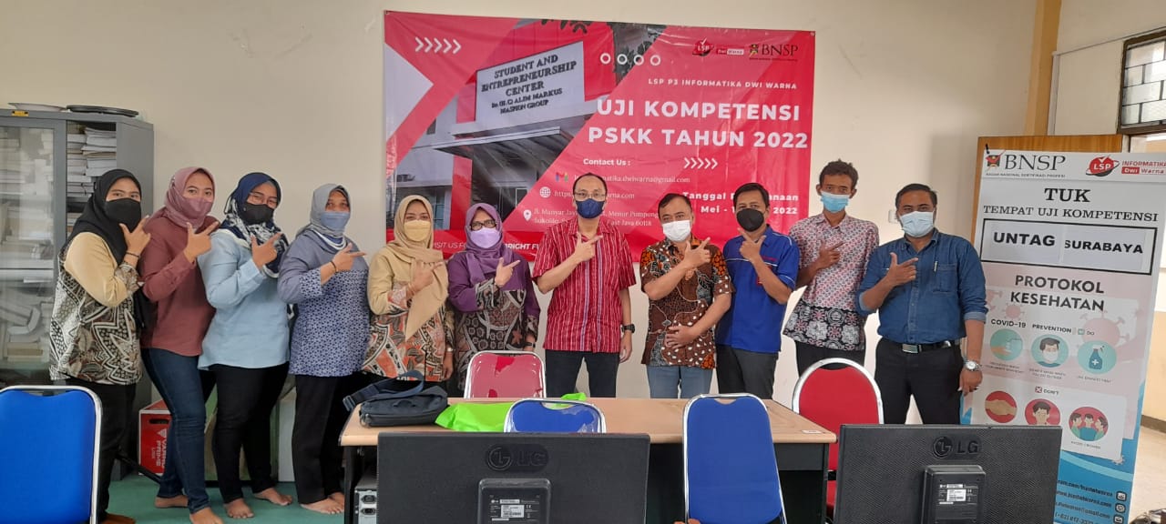 Tenaga Kependidikan Fakultas Vokasi ikuti Uji Kompetensi PSKK 2022 skema Operator Komputer Muda