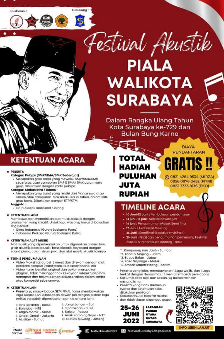 Festival Akustik Piala Walikota Surabaya