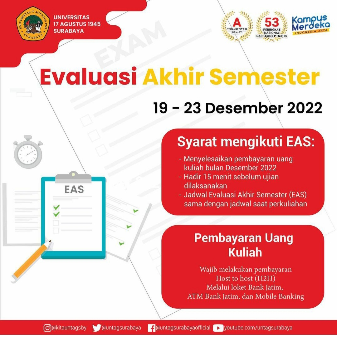 EVALUASI AKHIR SEMESTER GASAL 2022/2023