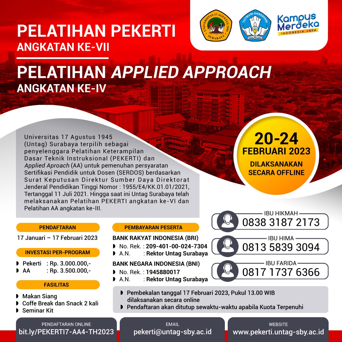 Pelatihan Applied Approach Angkatan Ke-IV