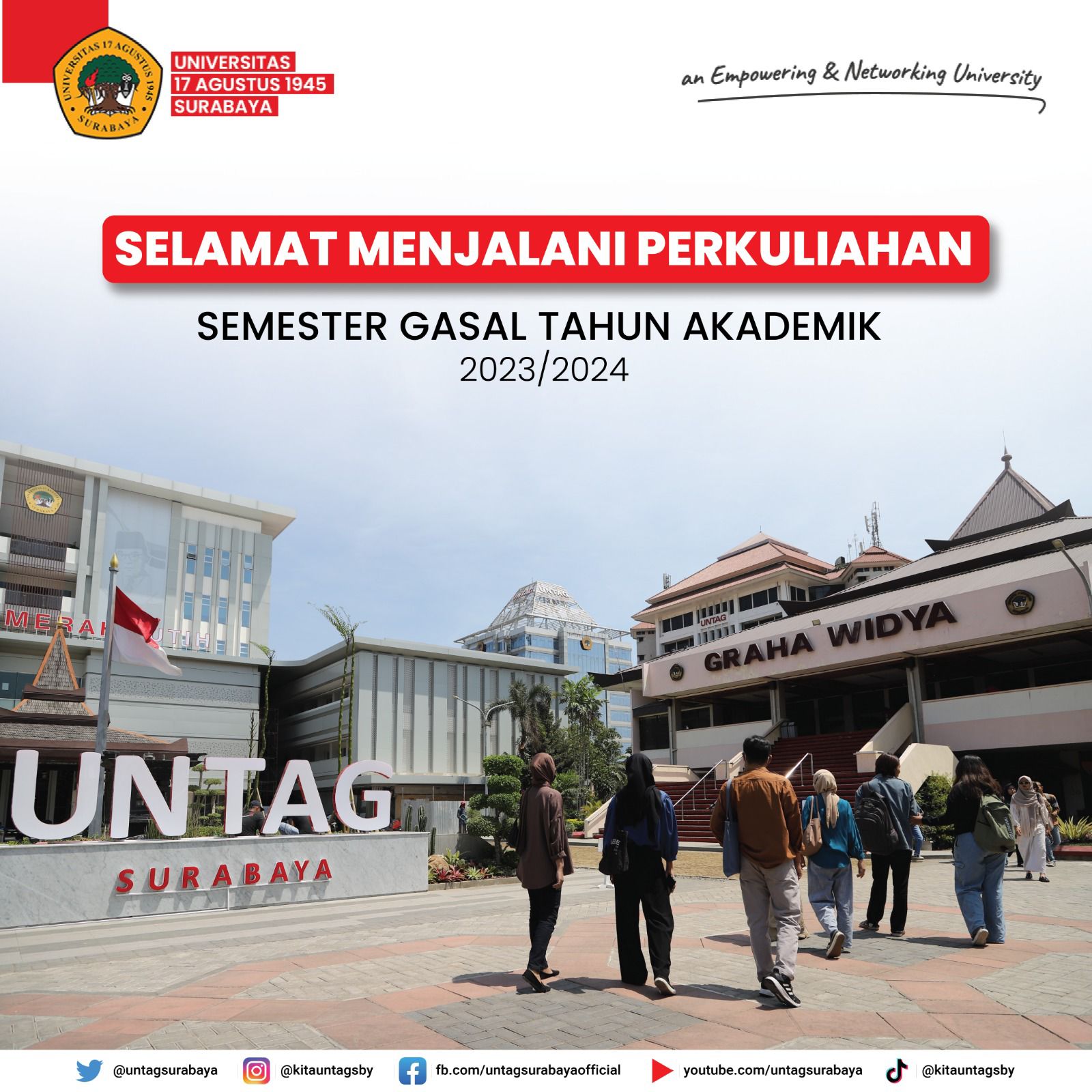 Selamat Menjalani Perkuliahan Semester Gasal Tahun Akademik 20203/2024