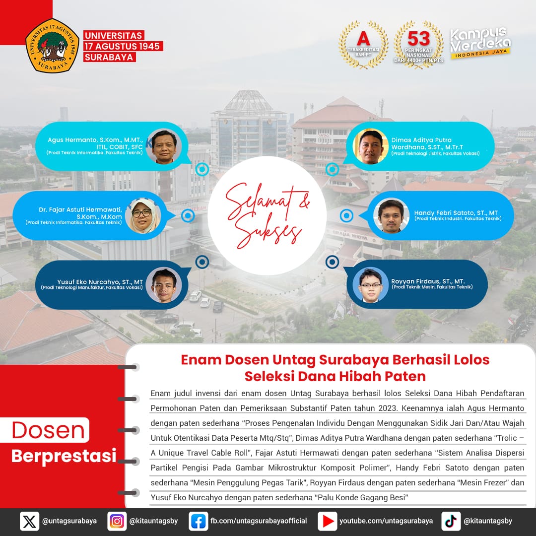 Selamat & Sukses Dosen Berprestasi