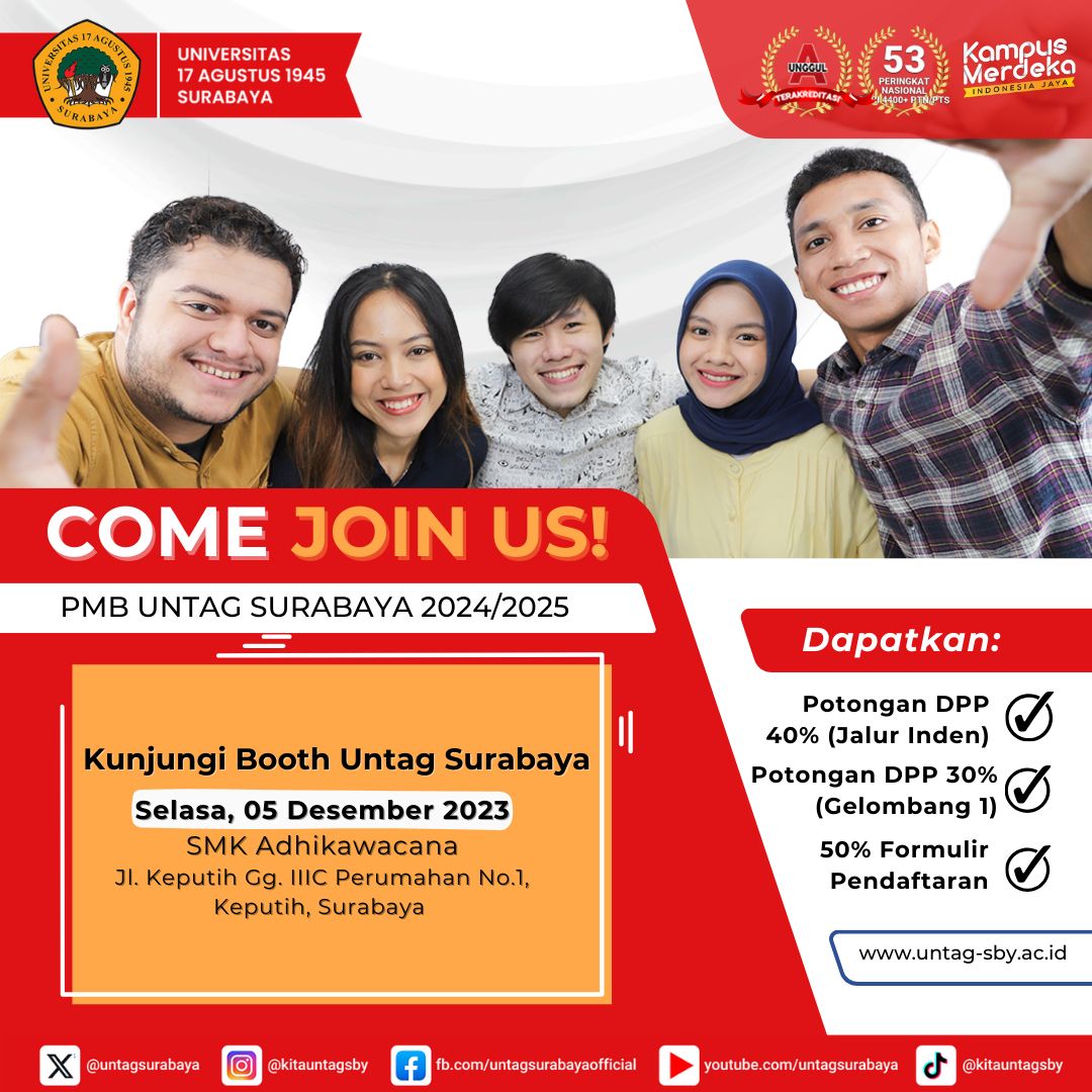 Kunjungi Booth Untag Surabaya