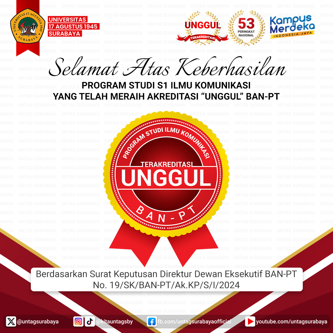 Selamat Atas Keberhasilan Program Studi Ilmu Komunikasi