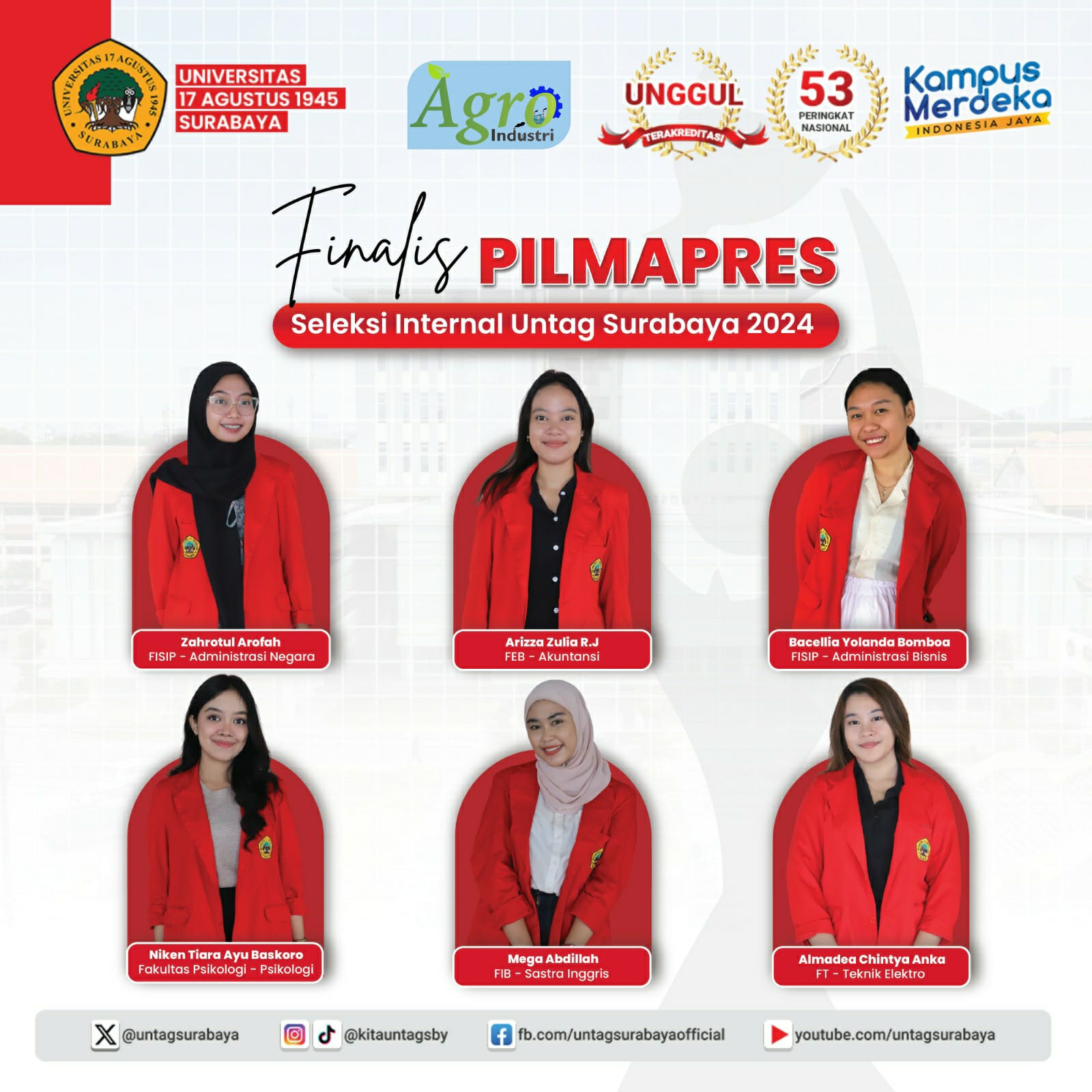Selamat Kepada Pemenang PILMAPRES 2024 