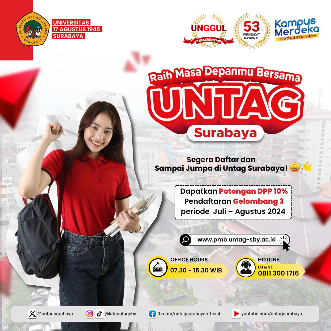 Raih Masa Depanmu Bersama Agroindustri UNTAG Surabaya