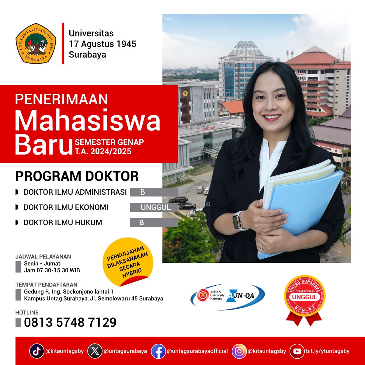 Penerimaan Mahasiswa Baru Program Doktor
