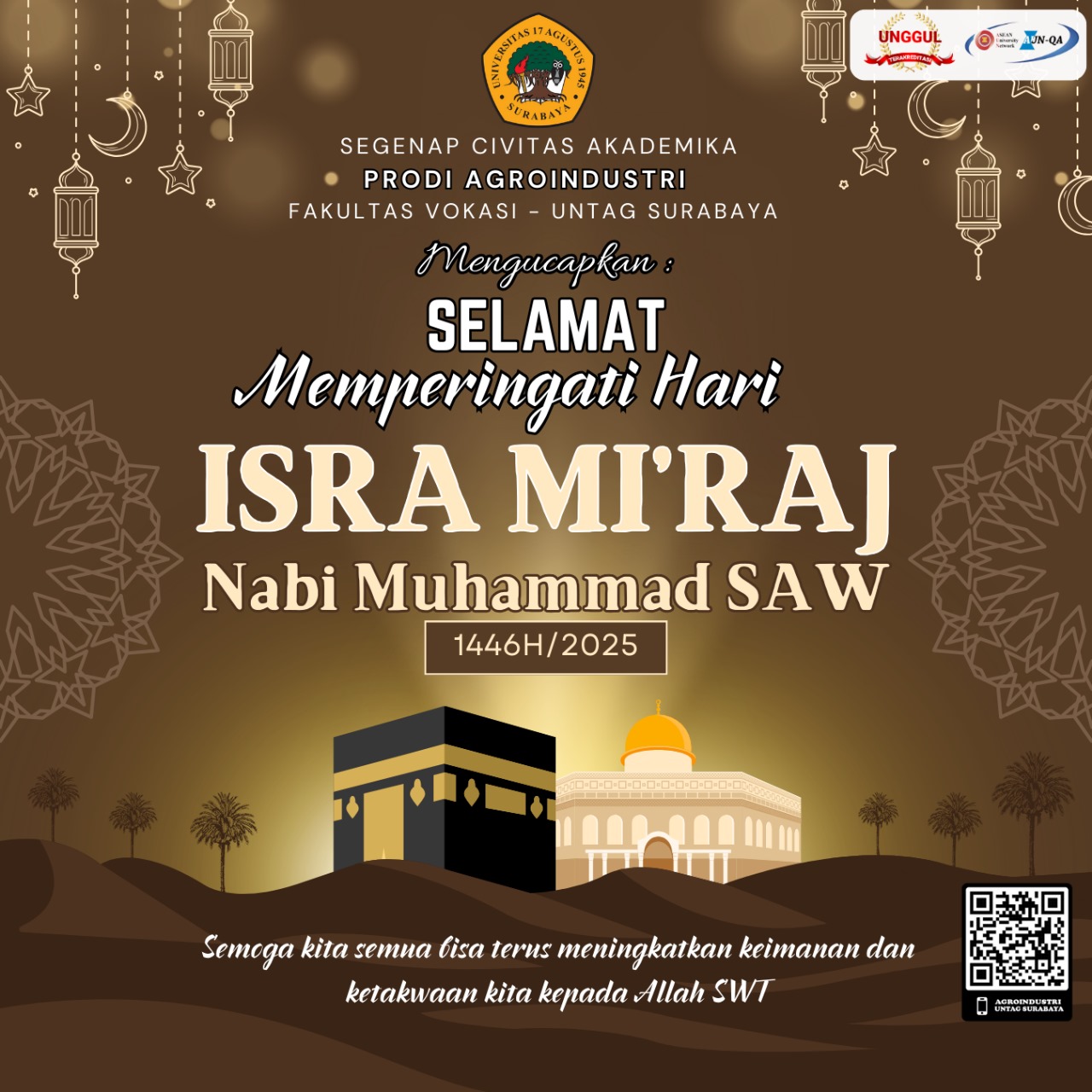 Selamat Memperingati Hari Isro Miraj 1446H