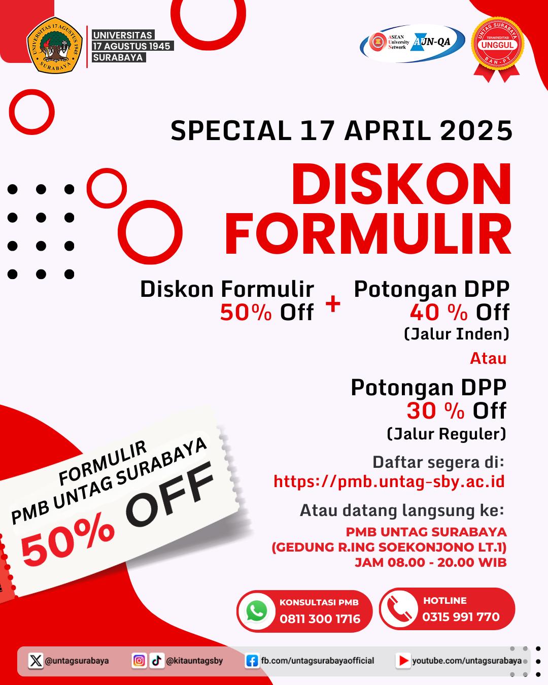Spesial Diskon 17 April 2025