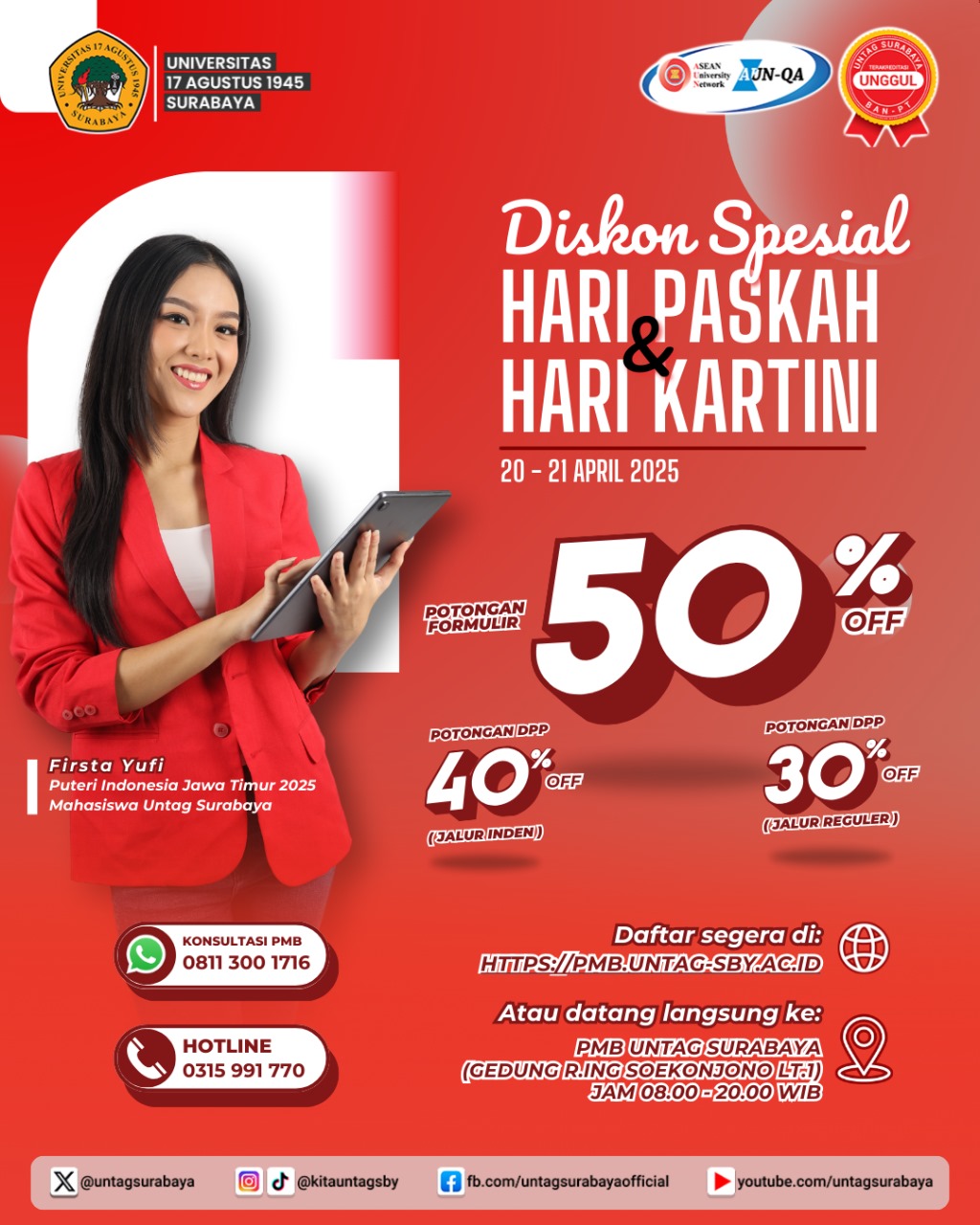 Diskon Spesial Hari Paskah dan Hari Kartini