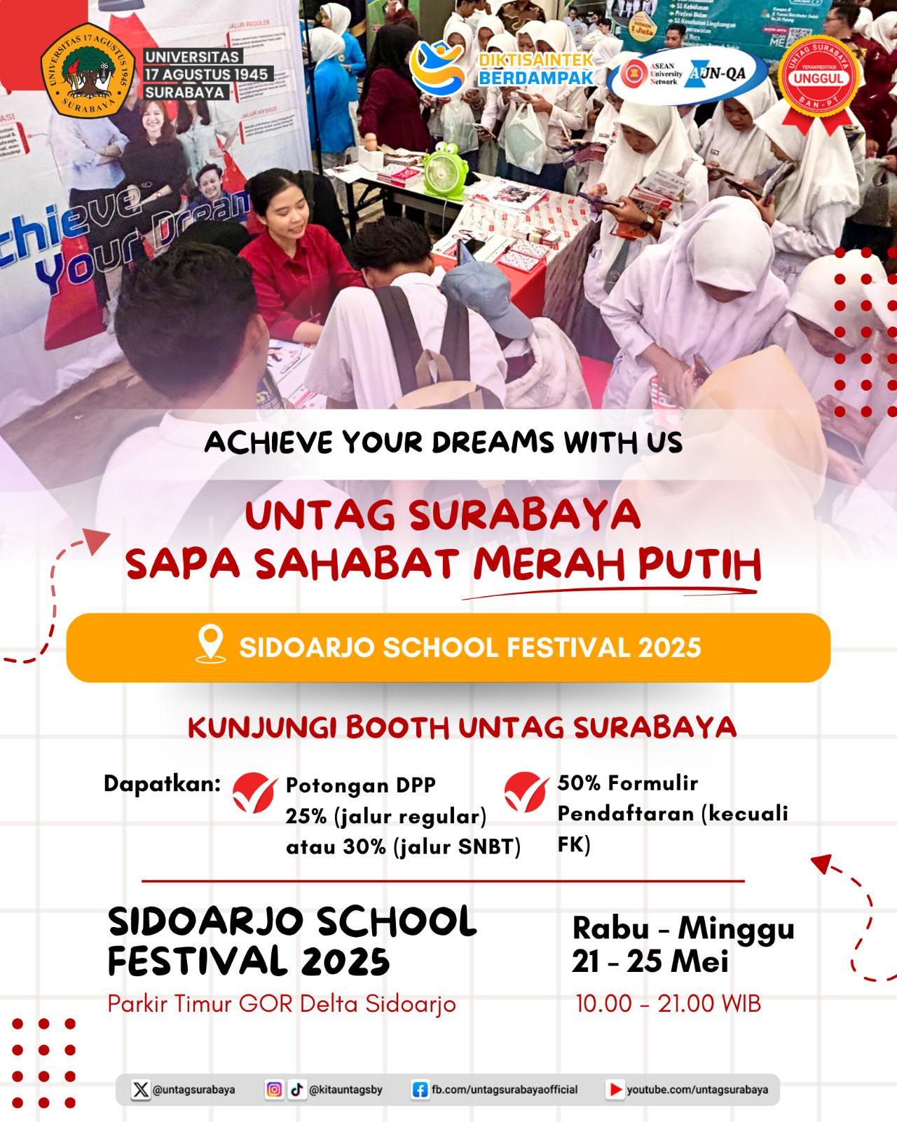 Kunjungi Booth Untag Surabaya 21-25 Mei 2025