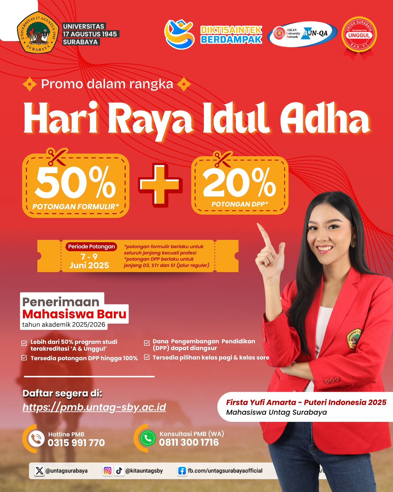 Promo Diskon PMB Memperingati Hari Raya Idul Adha