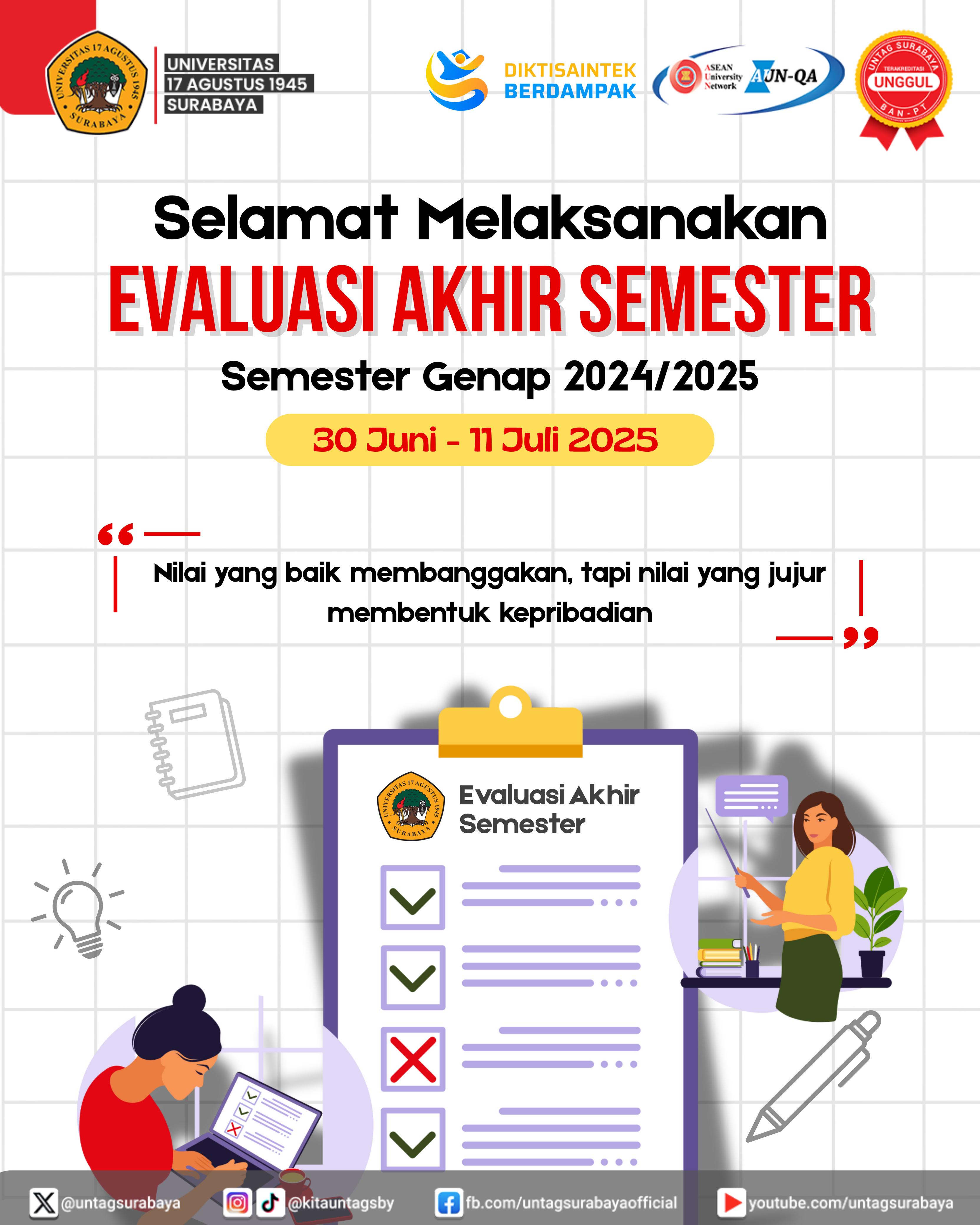 Selamat Melaksanakan EAS Semester Genap 2024/2025