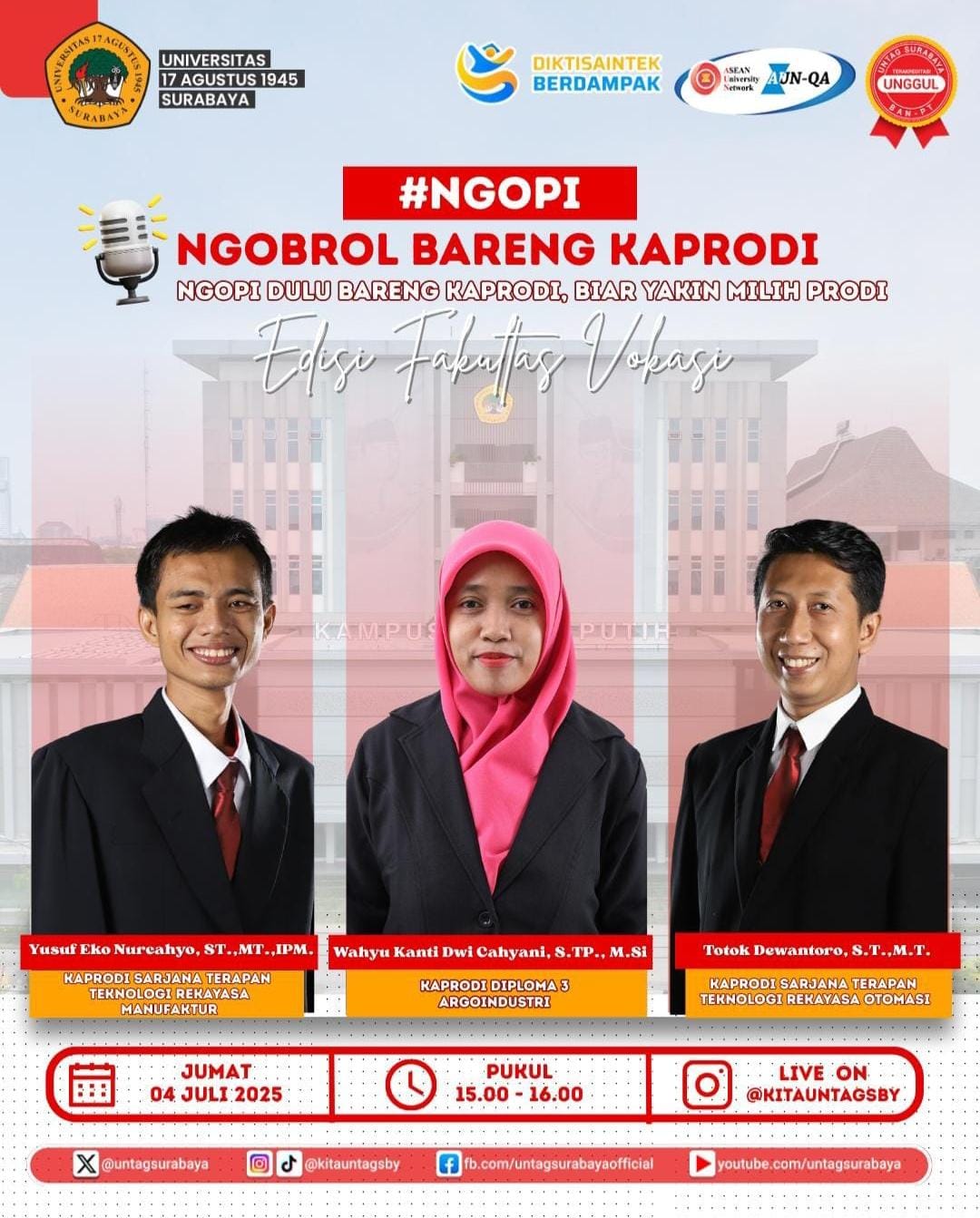 Ngobrol Bareng Kaprodi Fakultas Vokasi
