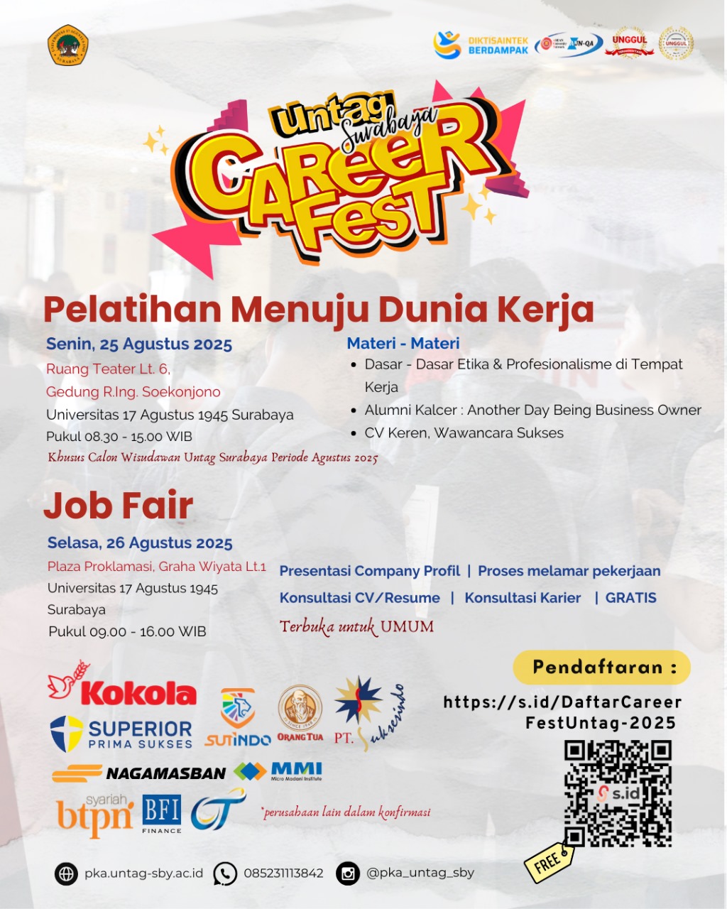 UNTAG Surabaya Career Fest