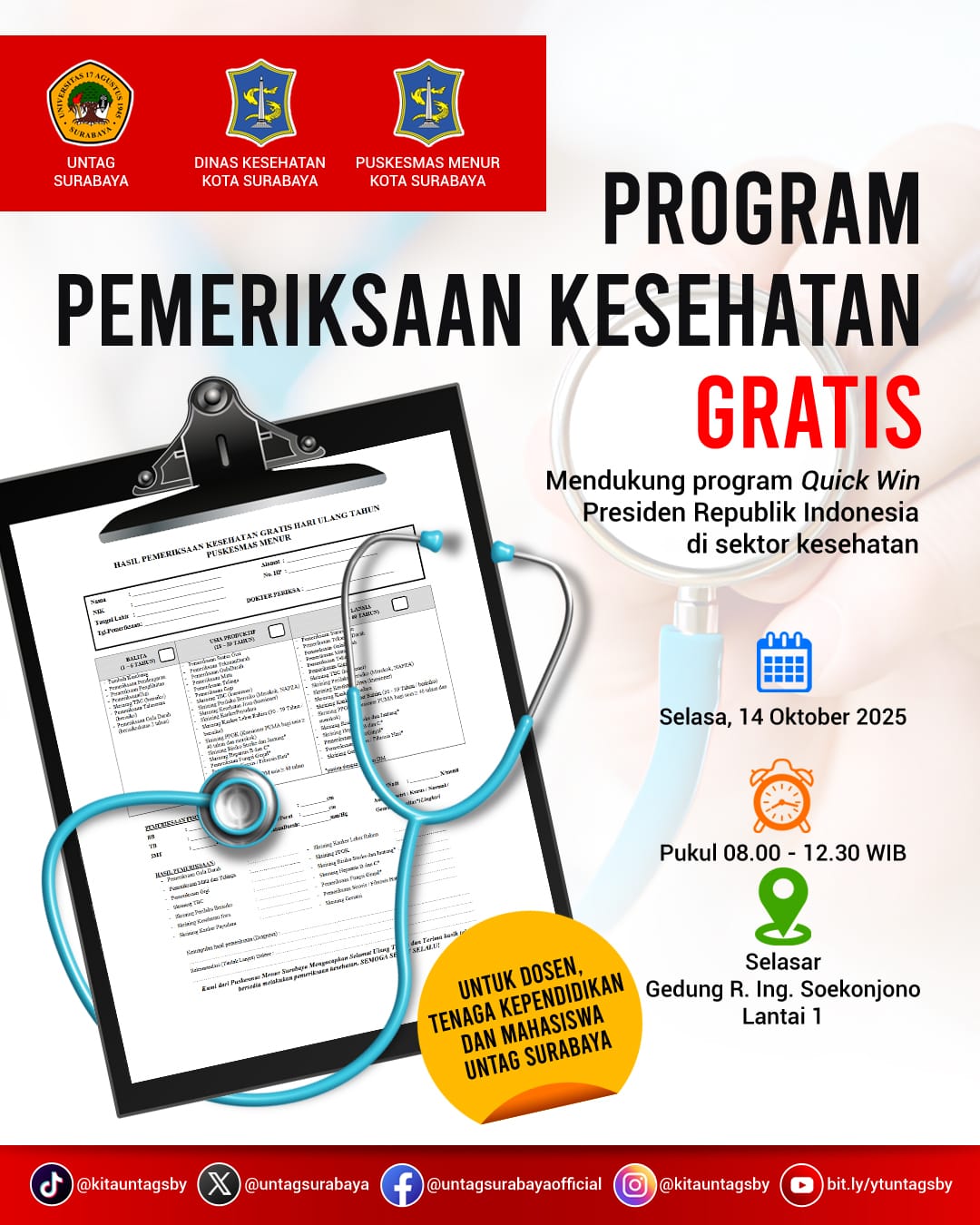 Program Pemeriksaan Kesehatan Gratis