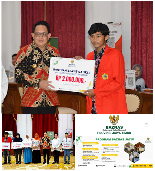 MAHASISWA AGROINDUSTRI LOLOS SELEKSI RAIH BEASISWA BAZNAS JATIM