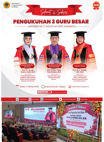 PROF. WARDAH: GURU BESAR PERTAMA FAKULTAS VOKASI