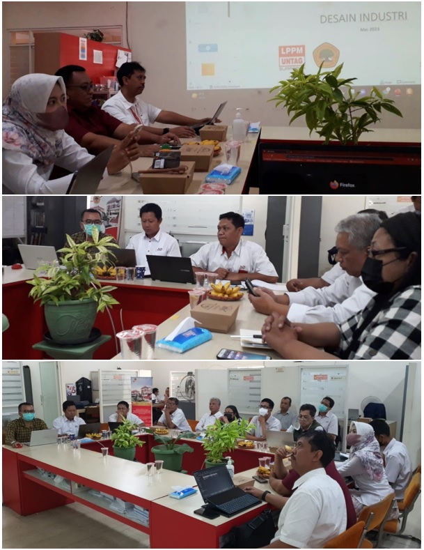 UNTAG SURABAYA GENJOT PERMOHONAN DESAIN INDUSTRI DARI PARA DOSEN DAN MAHASISWA