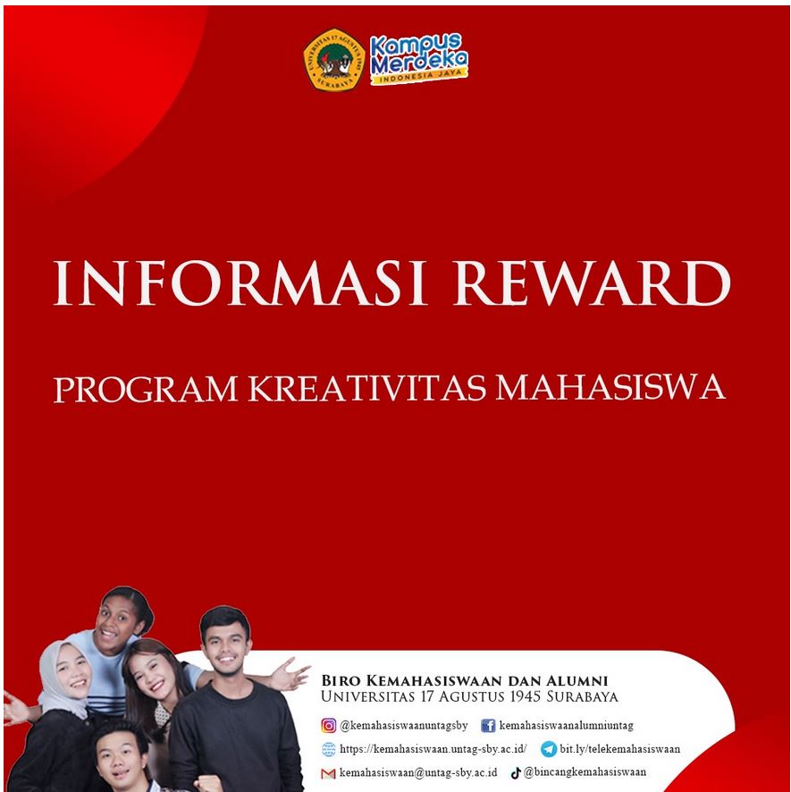 INFORMASI REWARD PKM UNTAG SURABAYA