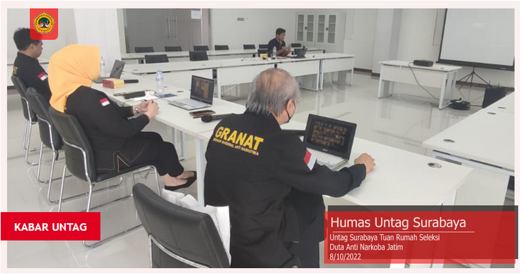 Untag Surabaya Tuan Rumah Seleksi Duta Anti Narkoba Jatim