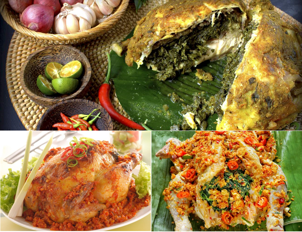 AYAM DAN BEBEK BETUTU HIDANGAN UNGGAS TERENAK