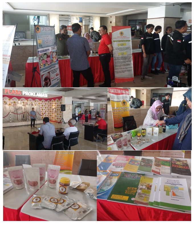 MAHASISWA DAN DOSEN PRODI AGROINDUSTRI PAMERKAN HASIL INOVASI PENELITIAN DAN PENGABDIAN 